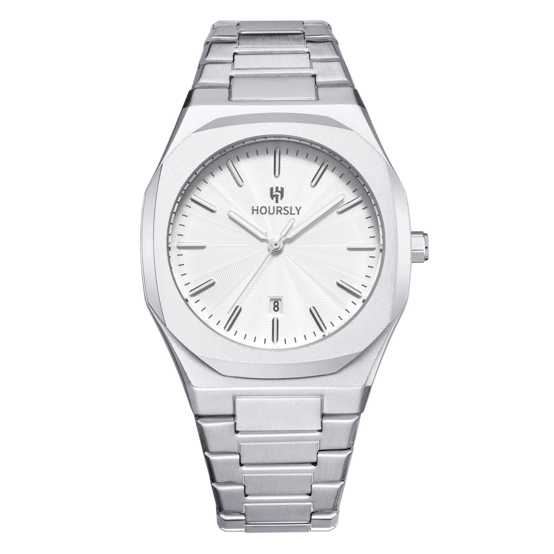 Montre Homme Quartz – Étanche, Bracelet Acier, Lumineuse
