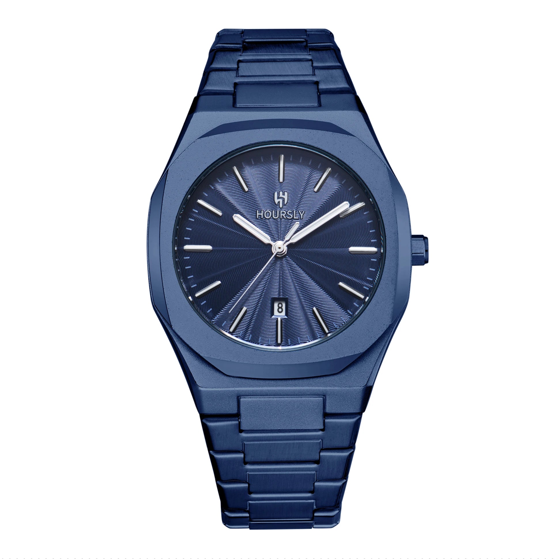 Montre Homme Quartz – Étanche, Bracelet Acier, Lumineuse